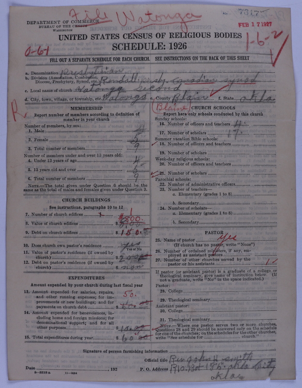 Scan of Presbyterian Church in the United States of America: 7317