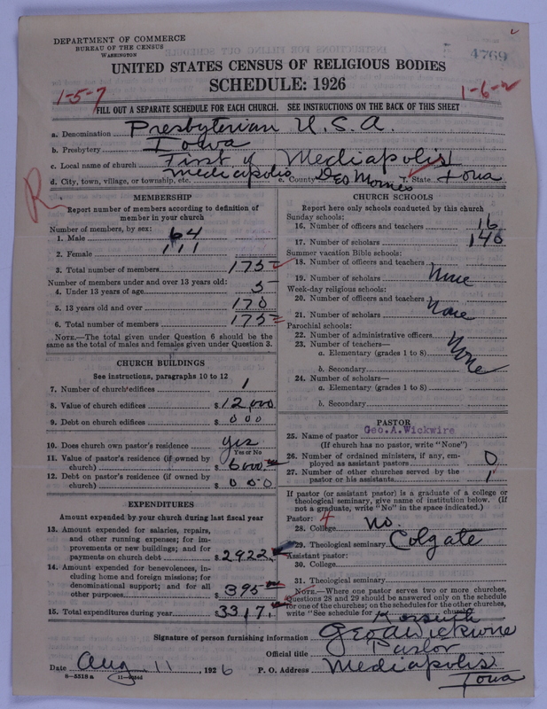 Scan of Presbyterian Church in the United States of America: 4769