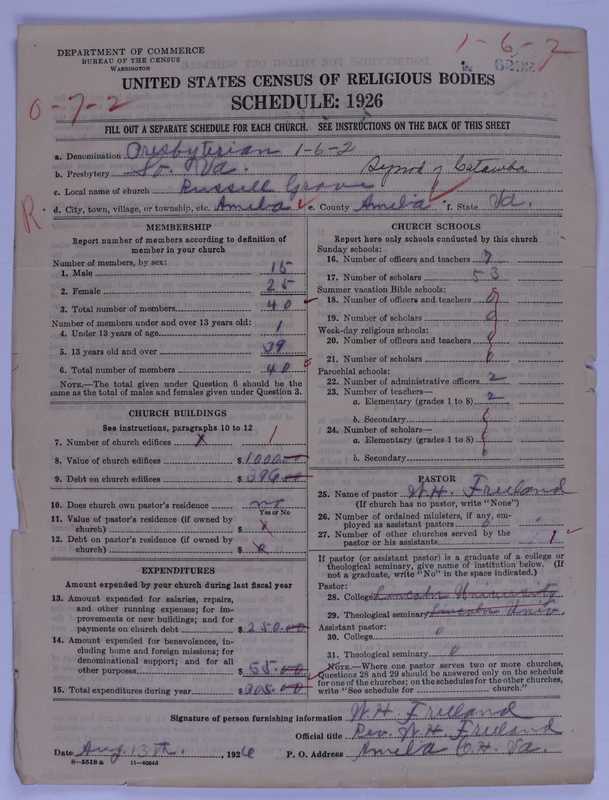 Scan of Presbyterian Church in the United States of America: 6292