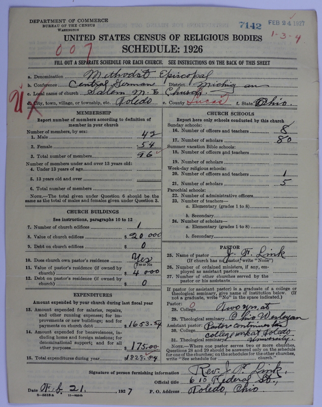 Scan of Methodist Episcopal Church: 7142