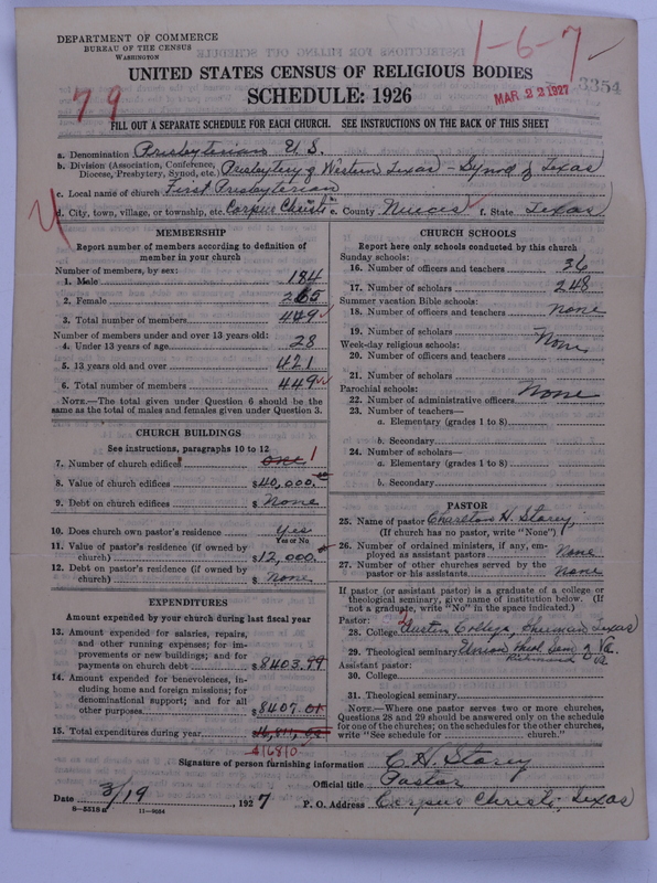 Scan of Presbyterian Church in the United States: 3354