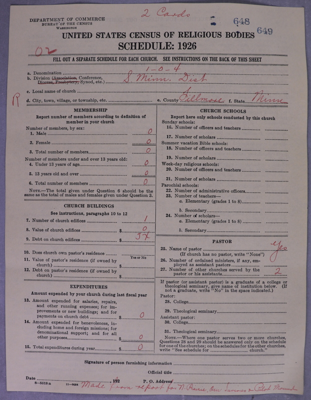 Scan of Norwegian Lutheran Church of America: 649