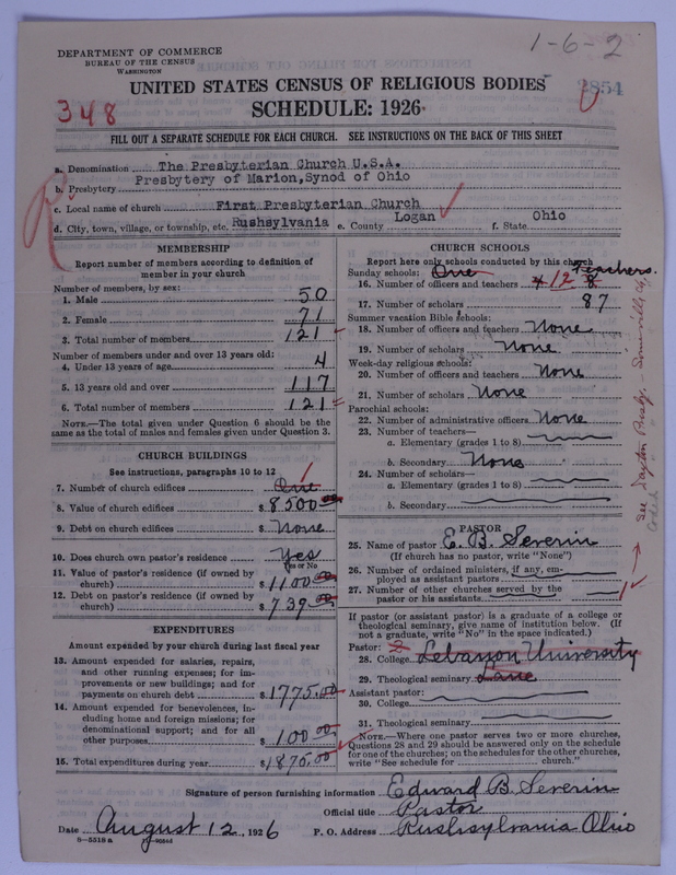 Scan of Presbyterian Church in the United States of America: 2854
