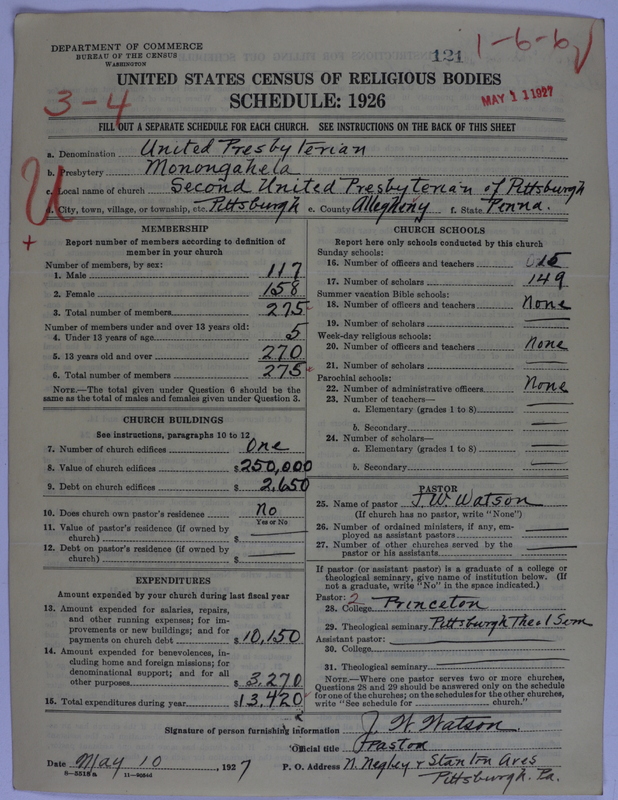 Scan of United Presbyterian Church of North America: 121