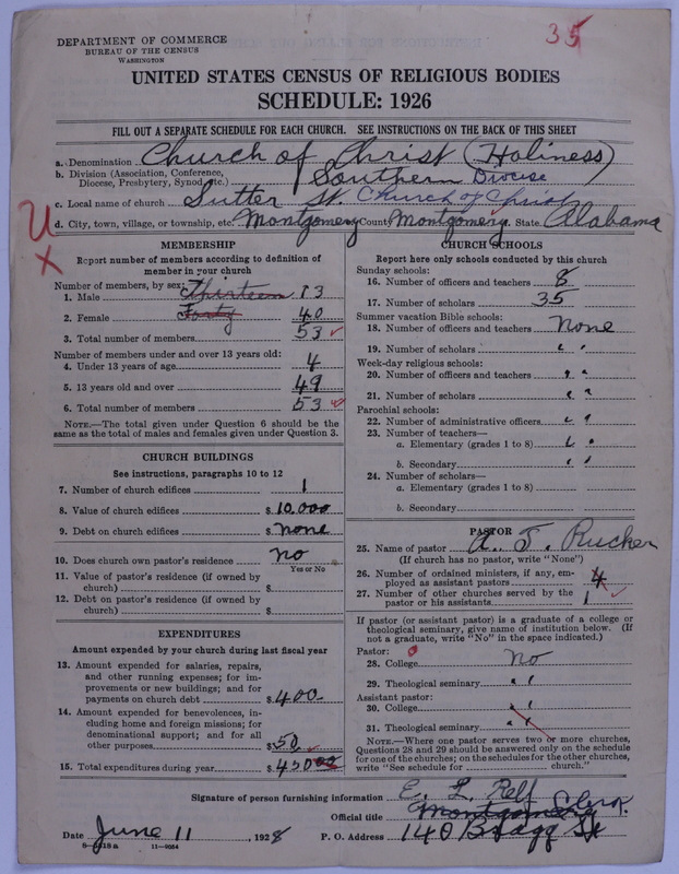 Scan of Church of Christ (Holiness) U.S.A.: 35