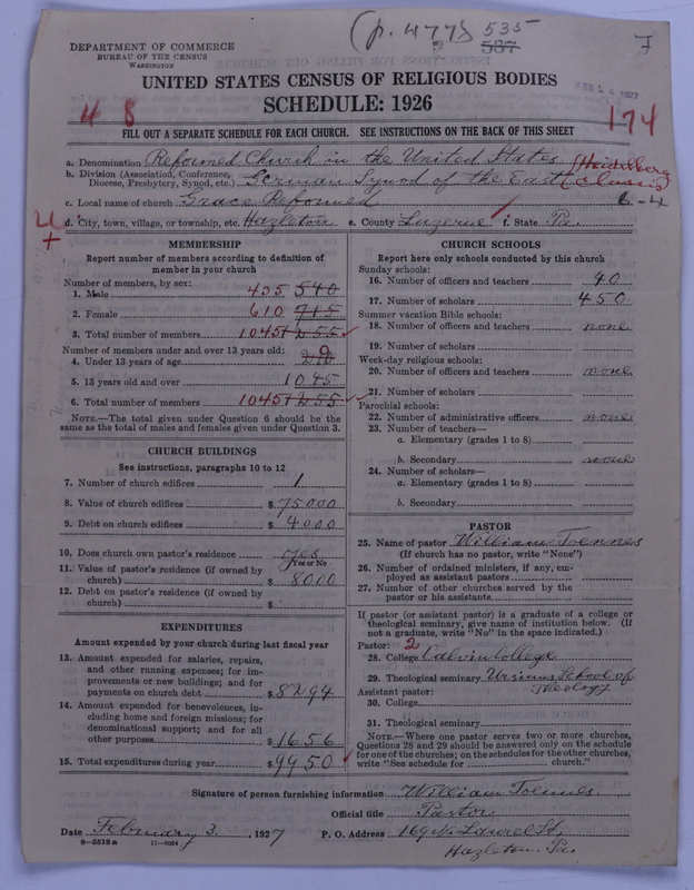 Scan of Reformed Church in the United States: 534
