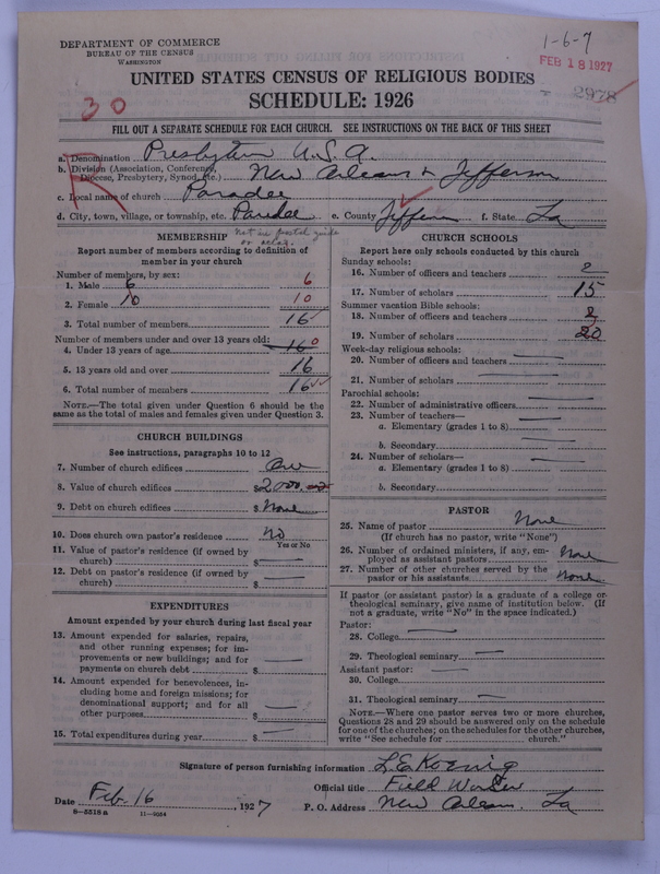 Scan of Presbyterian Church in the United States: 2978
