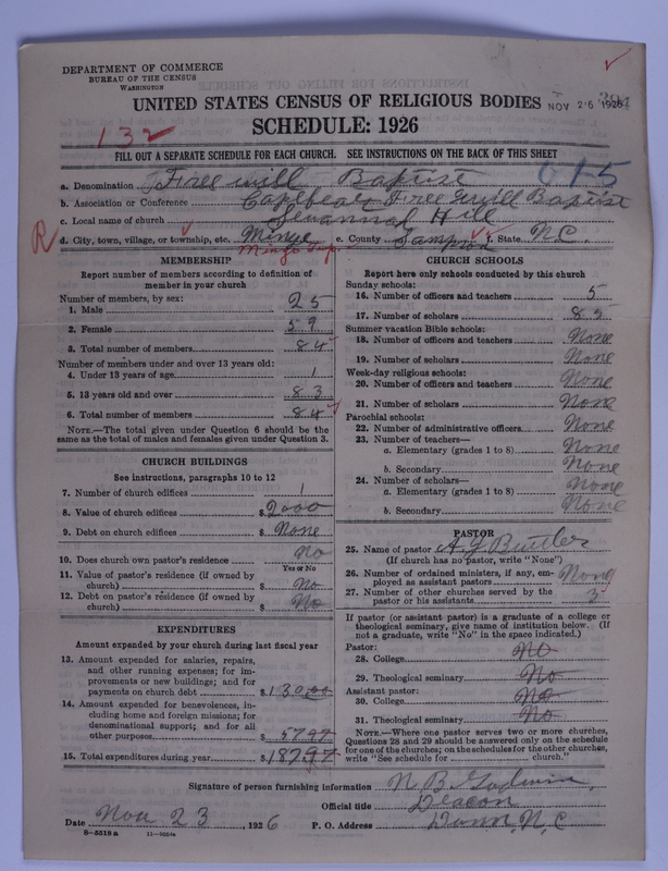 Scan of Free Will Baptists: 394