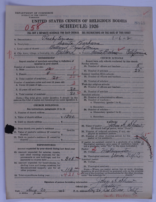Scan of Presbyterian Church in the United States of America: 8845