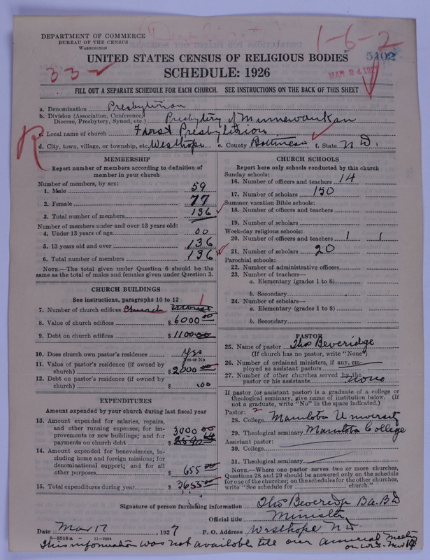 Scan of Presbyterian Church in the United States of America: 5402