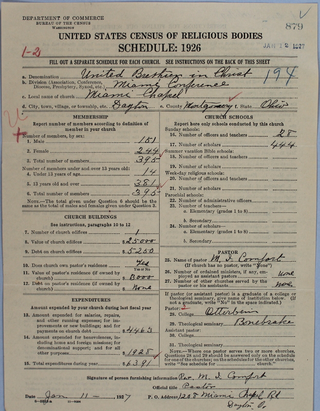 Scan of Church of the United Brethren in Christ: 879