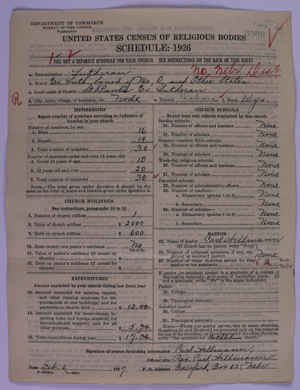 Scan of Evangelical Lutheran Synodical Conference of America: Evangelical Lutheran Synod of Missouri, Ohio, and Other States: 3569