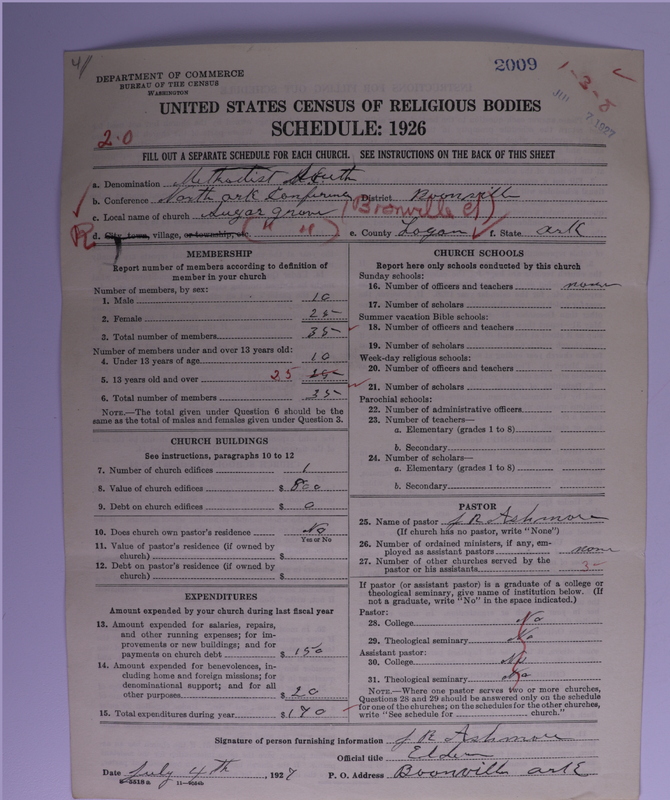 Scan of Methodist Episcopal Church, South: 2009