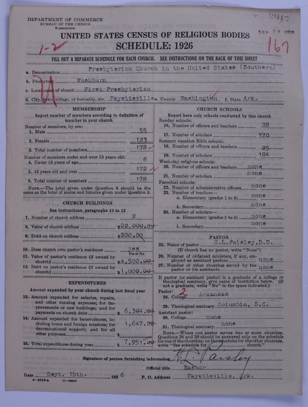 Scan of Presbyterian Church in the United States: 2917