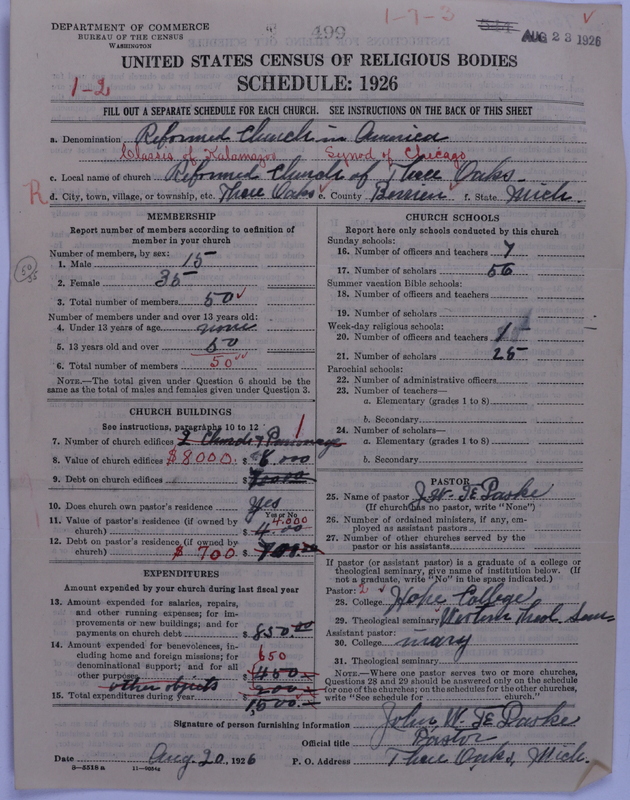 Scan of Reformed Church in America: 499
