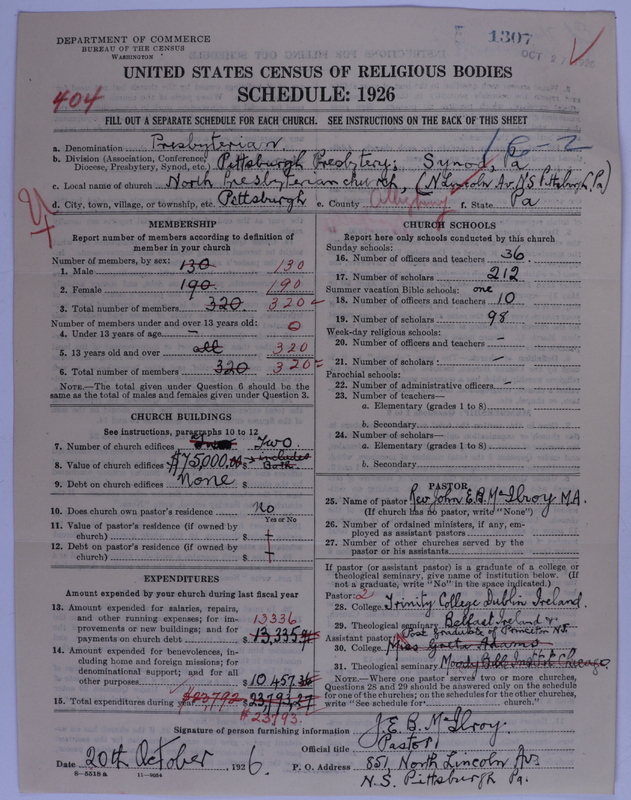 Scan of Presbyterian Church in the United States of America: 1307