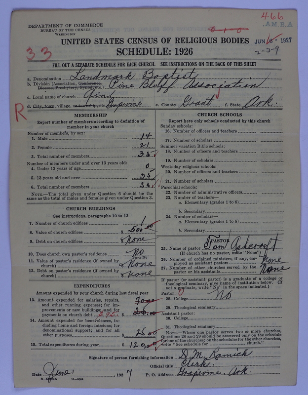 Scan of Landmark Baptist of America: 466