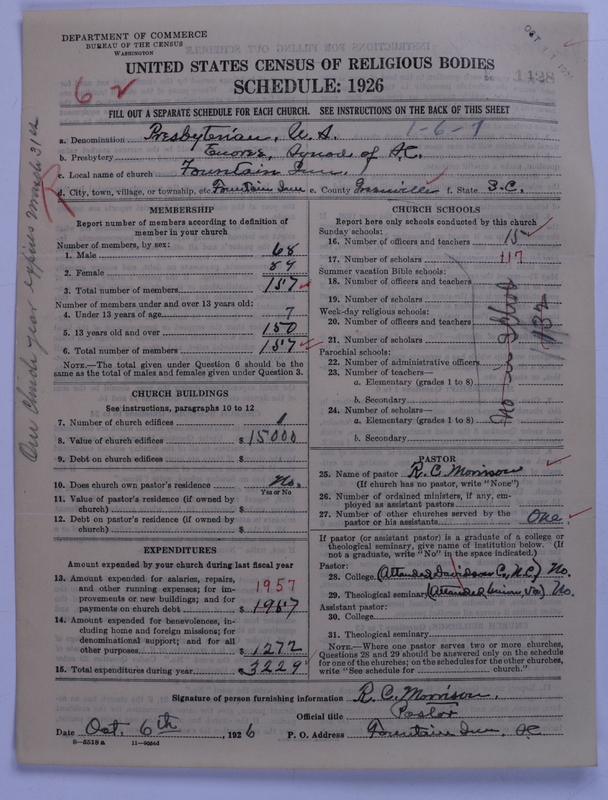 Scan of Presbyterian Church in the United States: 1428
