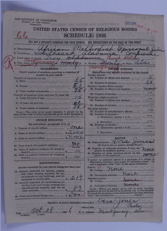 Scan of African Methodist Episcopal Zion Church: 2028