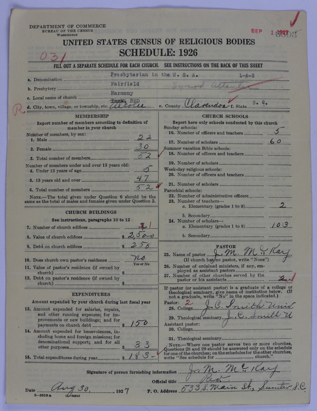 Scan of Presbyterian Church in the United States of America: 6593