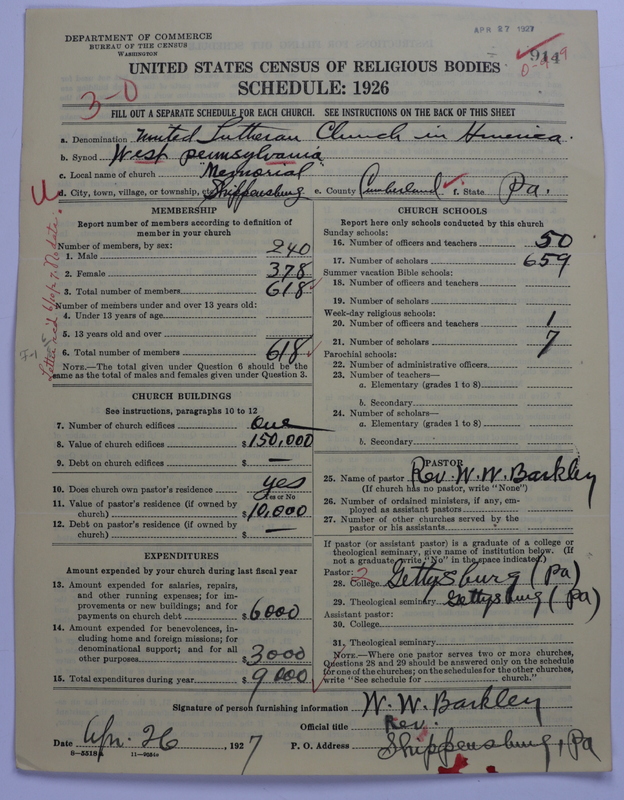 Scan of United Lutheran Church in America: 914