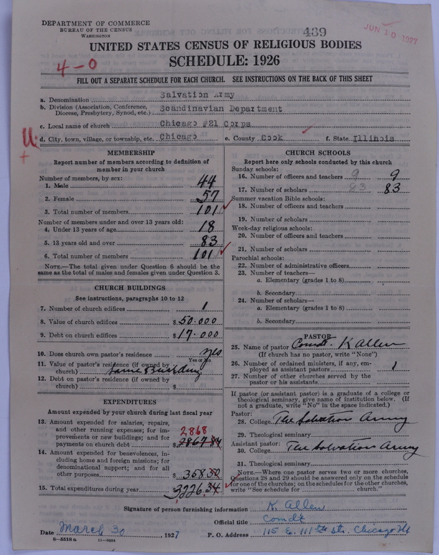 Scan of Salvation Army: 439