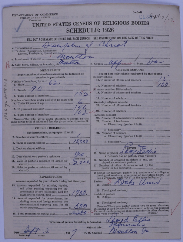 Scan of Disciples of Christ: 2135