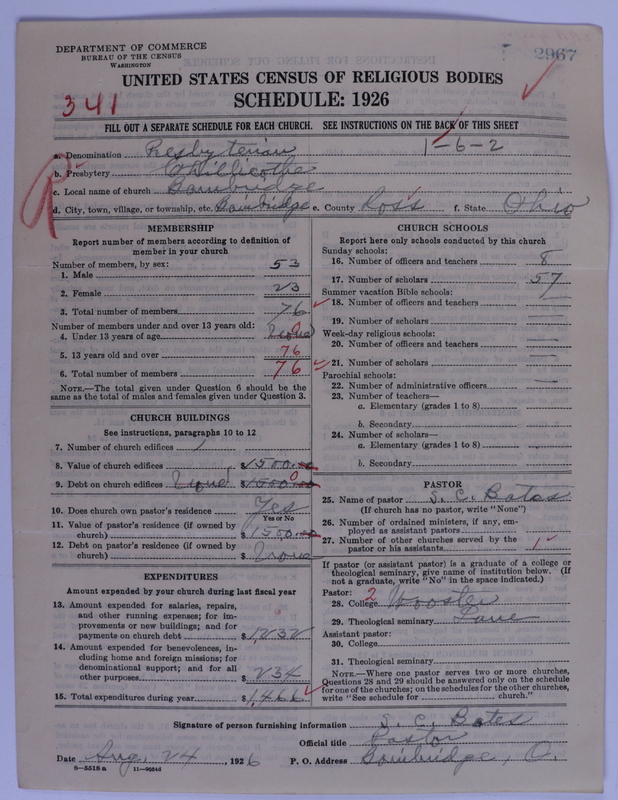 Scan of Presbyterian Church in the United States of America: 2967