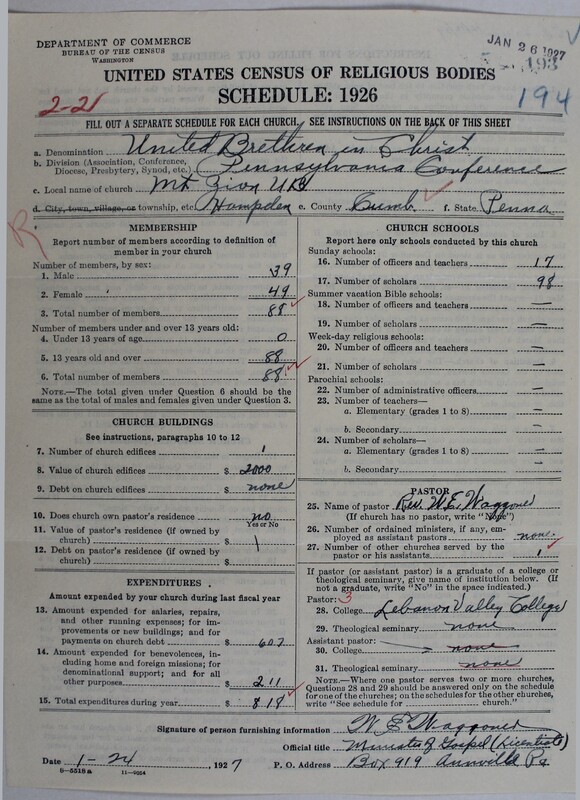 Scan of Church of the United Brethren in Christ: 193