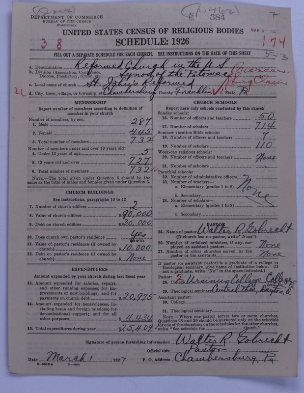 Scan of Reformed Church in the United States: 384