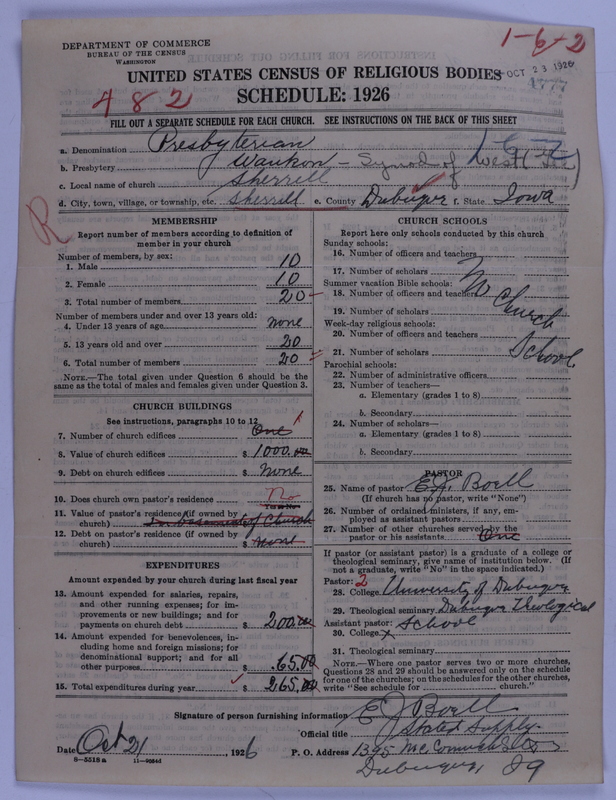 Scan of Presbyterian Church in the United States of America: 4777