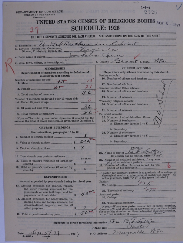 Scan of Church of the United Brethren in Christ: 2526