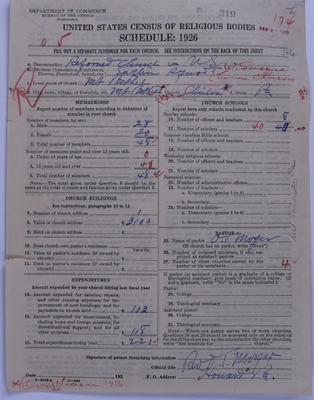 Scan of Reformed Church in the United States: 319