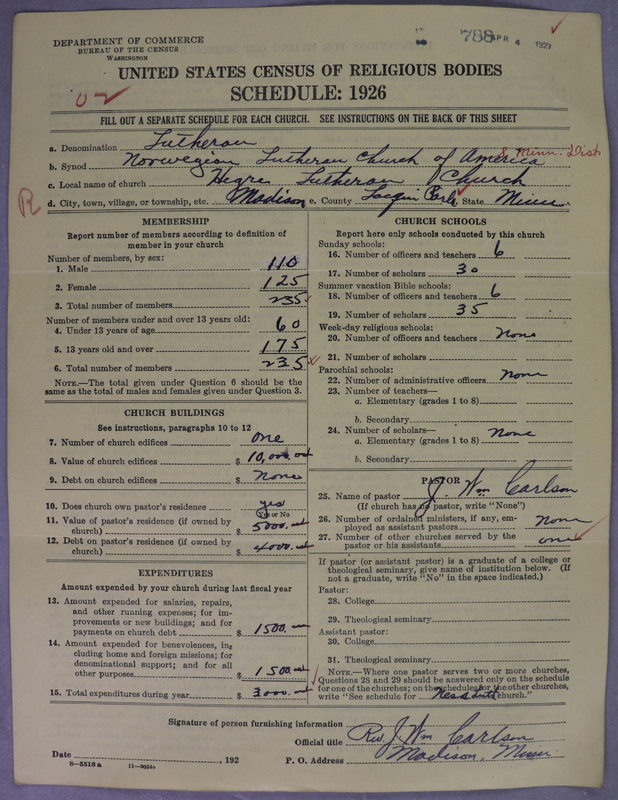 Scan of Norwegian Lutheran Church of America: 788