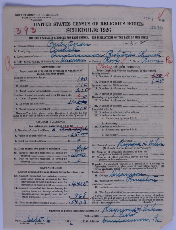 Scan of Presbyterian Church in the United States of America: 2139