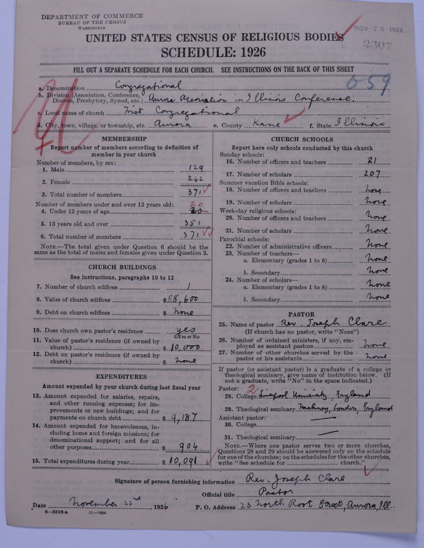 Scan of Congregational Churches: 2307