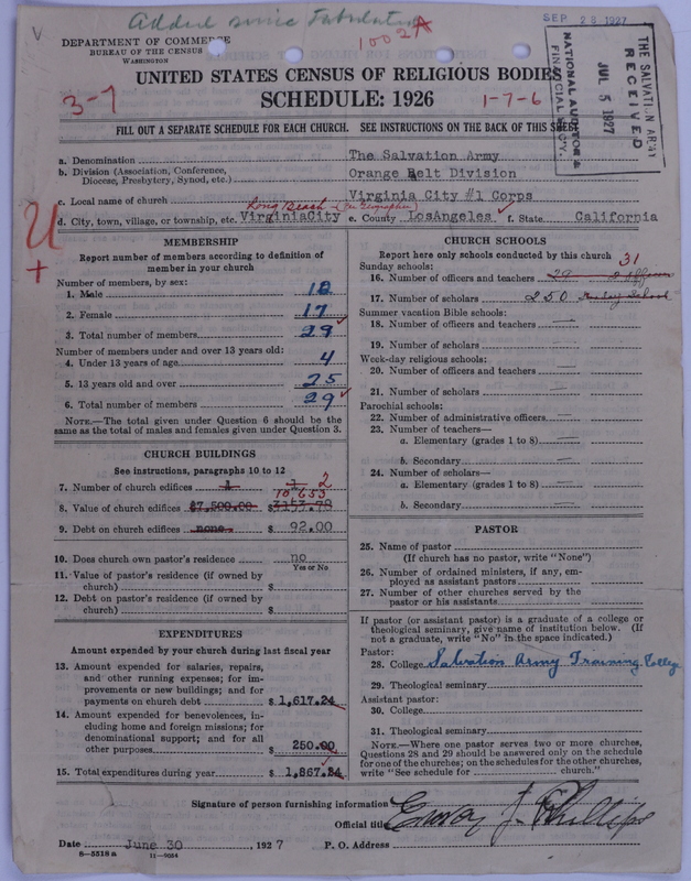 Scan of Salvation Army: 1002a