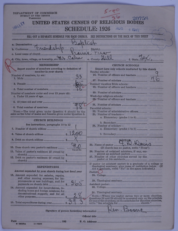 Scan of Negro Baptists: 20758