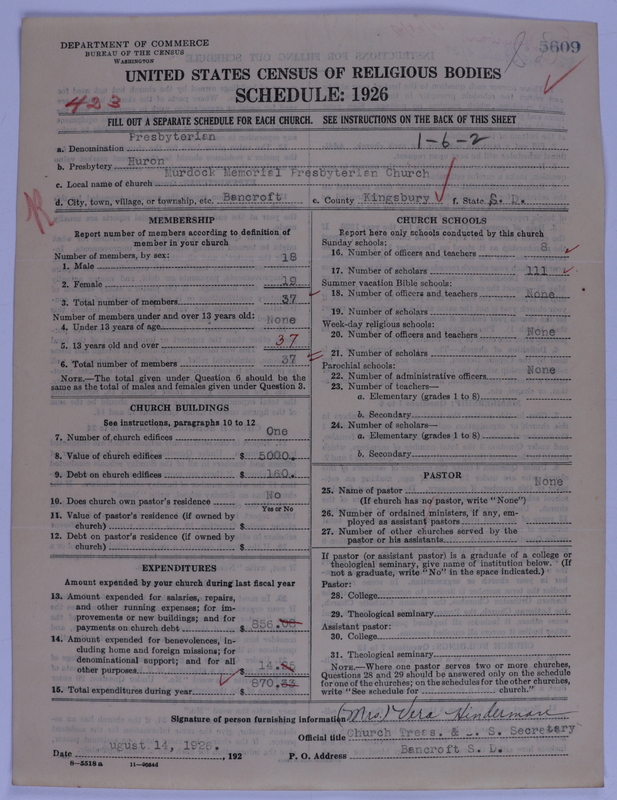 Scan of Presbyterian Church in the United States of America: 5609