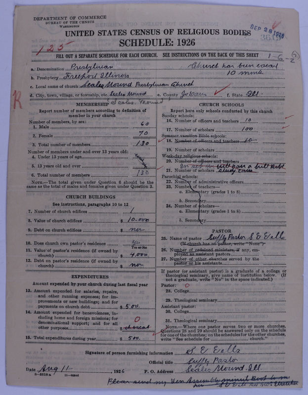 Scan of Presbyterian Church in the United States of America: 3619