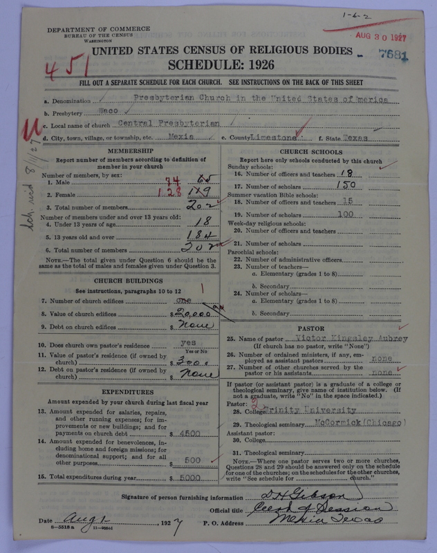 Scan of Presbyterian Church in the United States of America: 7681