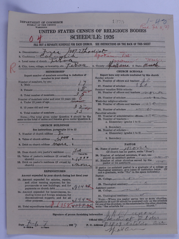 Scan of Free Methodist Church of North America: 1275
