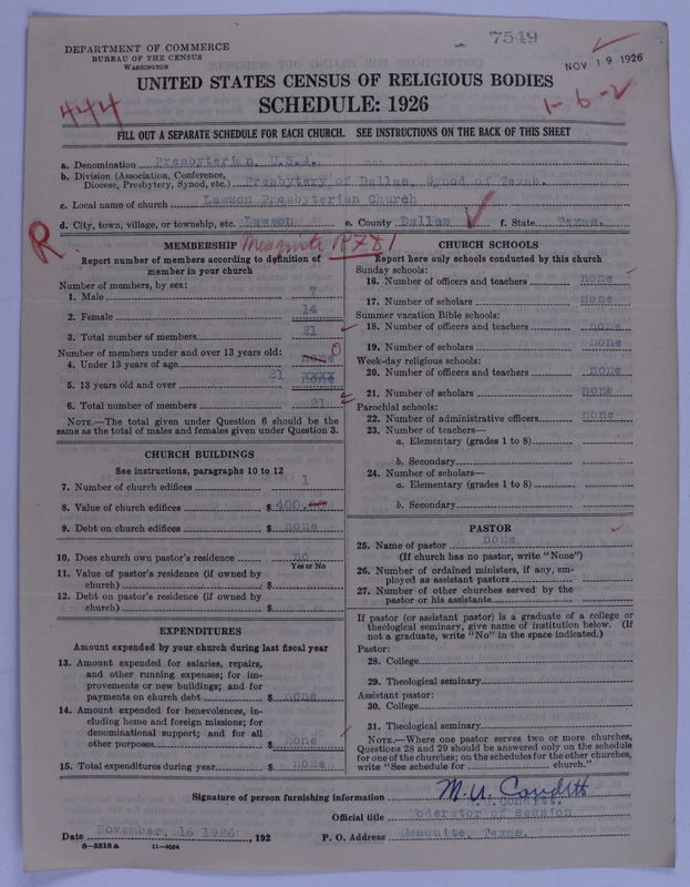 Scan of Presbyterian Church in the United States of America: 7549