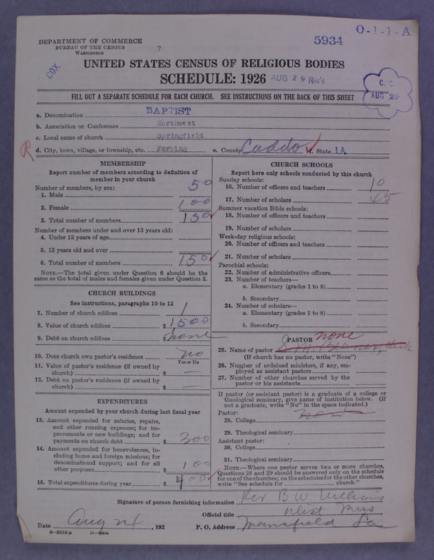 Scan of Negro Baptists: 5934