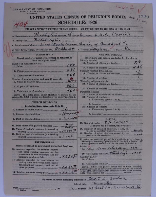 Scan of Presbyterian Church in the United States of America: 1329