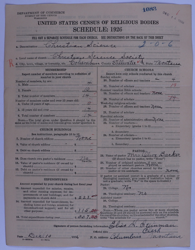 Scan of Church of Christ, Scientist: 1083