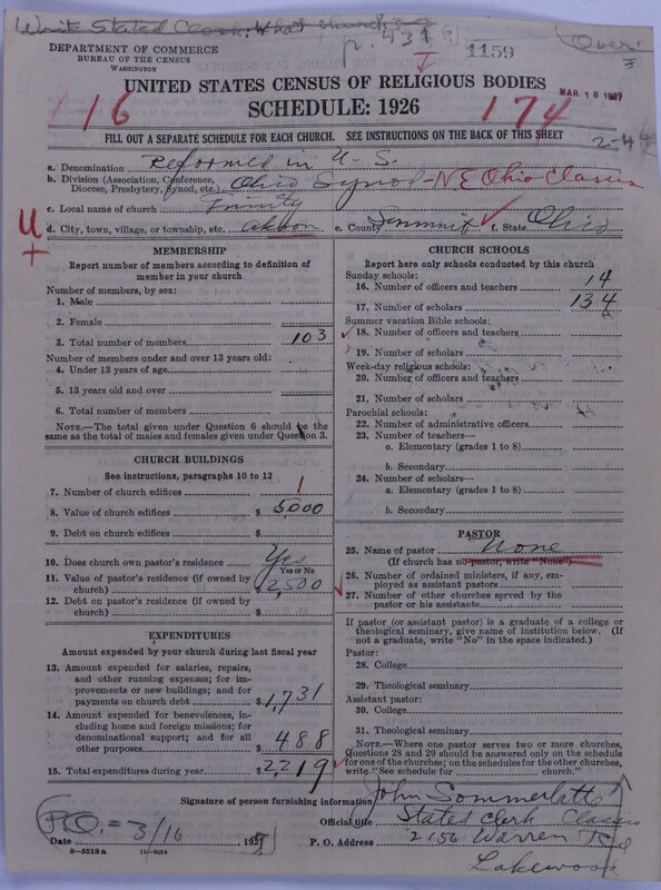 Scan of Reformed Church in the United States: 1159