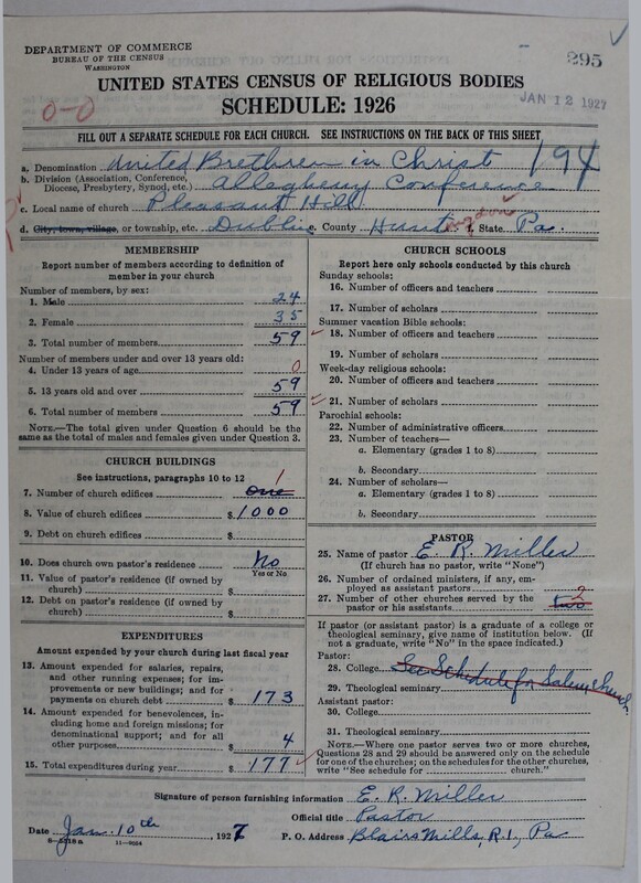 Scan of Church of the United Brethren in Christ: 295