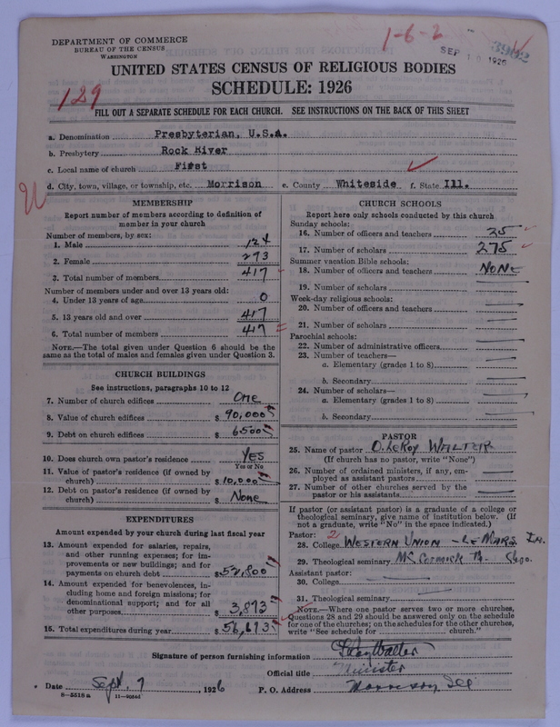 Scan of Presbyterian Church in the United States of America: 3902
