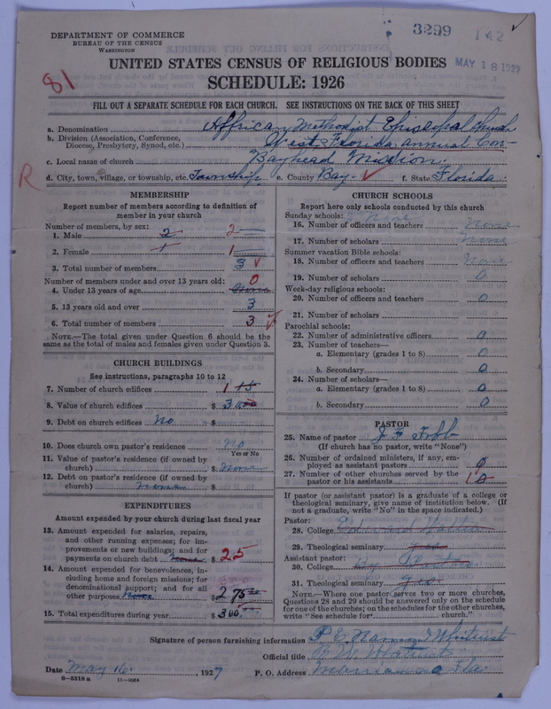 Scan of African Methodist Episcopal Church: 3299